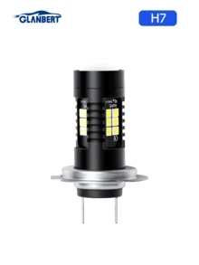 GLANBERT 1 件 Canbus H11 9005 9006 H1 雾灯 3030 21Smd LED Drl 日间行车灯 1156 1157 转向灯泡 H4 H7 大灯 LED 灯