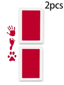 1pc/2pcs Pet Paw Print Set, Suitable For Cats & Dogs, Dog Paw Print Pad Set, Pet-Friendly Tactile Ink Pad, Ink-Free Handprint & Footprint Set - Pet Paw & Nose Print Ink Pad - Dog Paw Print Set. Thin Version (Please Use Step By Step)