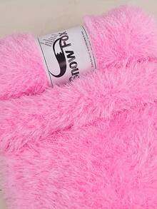 Faux Fur Yarn, Chunky Knitting Yarn, Hand Knitting Eyelash Yarn Knittin, Imitation Mink Wool Fancy Yarn Thick Wool Hand Woven Yarn Soft Yarn DIY Crochet Knitting Yarn For Clothes, Hats, Scarves, Blanket Comfortable Fluffy Fur Yarn, Fuzzy Yarn Handmade Crochet Lover, Mother's Day Gifts, Birthday Decorations - Multicolor - View 11