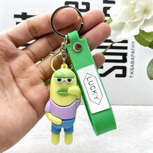 SpongeBob SquarePants SpongeBob Keychain - Bikini Bottom Ugly Fish Keychain | Cartoon Bikini Bottom Resident Pendant | Ideal For Bags, Clothing, Gifts For Best Friends, Birthdays, Daily Wear And Travel Luggage Accessories - Multicolor - View 10