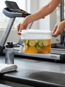 Bình đựng đồ uống bằng nhựa dung tích lớn 3.5L có vòi, bình chứa lớn, máy pha cà phê/trà/đồ uống lạnh, trang trí nhà cửa, trang trí đám cưới/Giáng sinh/sinh nhật. - Nhiều màu - Xem 2