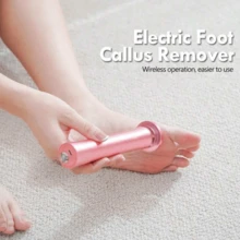 Cordless Electric Foot Grinder, Rechargeable Handheld Callus Remover With 3 Replacement Heads And 3 Sanding Papers, Multifunctional Personal Foot Grinder, Portable Foot Smoothing Device For Home And Nail Salon To Remove Calluses, Ideal Gift For Wife, Husband And Female Friends - Multicolor - View 6