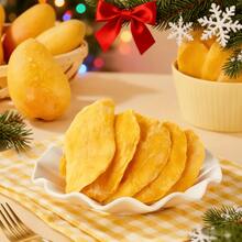 BE&CHEERY 3 Bags Of Dried Mangoes/6.35 Ounces, Sweet And Sour, Soft And Sticky, Thickly Cut And Chewy, Low In Calories And Fat, Made From Pure Fruit Pulp, No Preservatives, Fitness And Healthy Preserved Fruit, Suitable For Valentine's Day Gifts, TV Show Snacks, After-School Snacks, Satisfying Snacks, Christmas Eve, Christmas, And Halloween Must-Have Snacks, Each Bag 2.12 Ounces - 180g - Xem 5