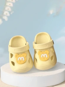 2025 New Summer Infant/Toddler Cartoon Sandals, Non-Slip Durable House Slippers, Baby Breathable Shoes, EVA Material Closed-Toe Shoes, Lightweight & Comfortable Baby Garden Shoes