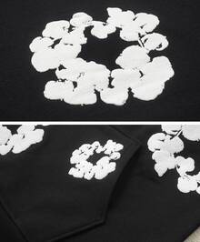 Denim Tears 'The Cotton Wreath'New Item Autumn Winter Hoodie Loose Drop Shoulder Hooded Hot Item Women Sweatshirt Men's Autumn Winter Hoodie Loose Drop Shoulder Hooded Women/Men Sweatshirt , With Modern Men Breathable Technology, Loose Urban Functional Wear, High-End Cotton For Urban Street Style, Loose Silhouette Gender-Neutral Design, Mixed-Color Cotton For Low-Profile, Preferred Choice For Cafes And Hiking