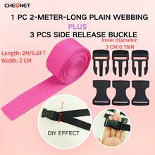 1pc PP Webbing Canvas Polyester Ribbon, Suitable For Backpack Binding, Bag Crafts DIY, Belt Bags, Pet Supplies