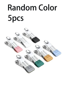 5-In-1 Heavy Duty Metal Clothes Hanger | Space-Saving Non-Slip Foam Padded Hanger For Coats, Sweaters, Suits, T-Shirts, Jackets, Shirts | Home, Office, Dorm, Travel, Laundry Room Wardrobe Essential | Slim Design, Extra Large Capacity, Non-Slip Shoulders, Rust-Proof, Foldable, Uniform Thickness, Essential For Men, Women, And Teens - Multicolor - View 14