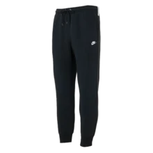 Nike 男士運動套裝 連帽衛衣+針織長褲 寬鬆舒適連帽加絨衛衣簡約柔軟休閒加絨針織長褲 - 黑/白 - 查看 5