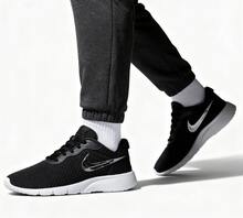 NIKE Women's TANJUN Low-Top Lightweight Fashionable Comfortable Running Shoes FZ1017-001 - Black - View 1