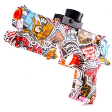 沙漠之鹰电动水弹枪 – 自动户外玩具枪，适合团队对战 – 生日、复活节、万圣节、感恩节等节日的完美礼物。（不含水弹） - 彩色 - 查看 11