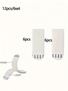 48/24条装重型聚酰胺相框挂条，无损粘贴式挂环，适用于石膏板墙面，非常适合照片和情人节装饰，是节日季的理想之选，无需钻孔，双面可移除墙钩，适用于相框和艺术品。 - 彩色 - 查看 13
