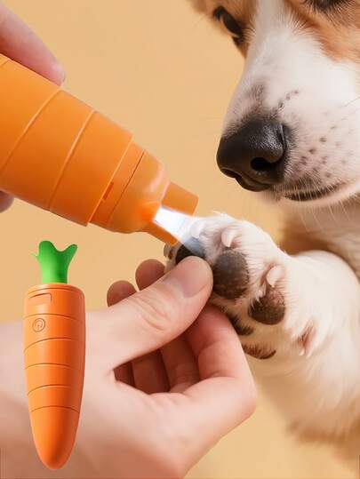 1pc Automatic Pet Nail Grinder, Suitable For Small Dogs, Small Cats, Small Animals, Automatic Nail Trimmer, Pet Nail Grinder, Humanized Design, Simple Operation, Attractive Appearance, Easy To Use, USB Charging Portable, Low Noise, Must-Have For Dogs And Cats