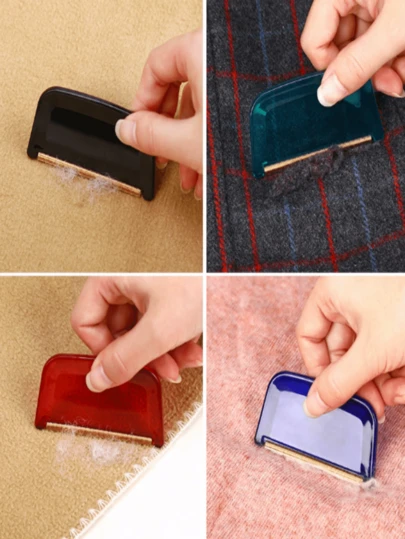 1pc Random Color Fabric Shaver, Clothes Lint Remover, Fabric Defuzzer