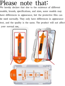 2Pcs Anti Spy Dust Free Installation Tempered Glass Screen Protector Explosion Proof And Scratch Resistant Compatible With Samsung Galaxy S26 S25 S24 A57 A56 A37 A36 A16 A26/Redmi Note 14 13 Pro 4g 5g/Compatible With Xiaomi Poco 9H Hardness Privacy No Bubbles, Automatic Adsorption, Easy Installation Office/Subway Anti Peeping Mobile Phone Protective Film - Black - View 11