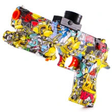 沙漠之鹰电动水弹枪 – 自动户外玩具枪，适合团队对战 – 生日、复活节、万圣节、感恩节等节日的完美礼物。（不含水弹） - 彩色 - 查看 10