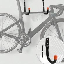 2个自行车铁钩，需要用螺丝固定，适合安装在棚屋等户外场所。