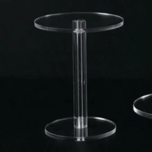 Acrylic Circular Display Stand Transparent Hand Action Figure Display Stand Cosmetics Perfume Small Acrylic Jewelry Watch Stand - Clear - View 12