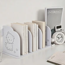 Bookshelf Desk-Top Student Bookcase Children's File & Document Organizer Rack Office Desk Storage Shelf, Minimalist Design