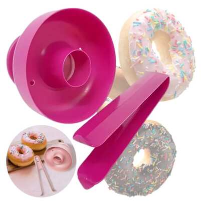 Modelador Cortador Faz Donuts Pinça P/ Mergulhar Cobertura - 1 Peça
