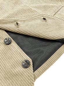 Áo ghi lê nam màu trơn, có túi giả, kiểu dáng tối giản, phù hợp cho công sở. - Màu be - Xem 7