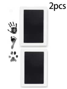 1pc/2pcs Pet Paw Print Set, Suitable For Cats & Dogs, Dog Paw Print Pad Set, Pet-Friendly Tactile Ink Pad, Ink-Free Handprint & Footprint Set - Pet Paw & Nose Print Ink Pad - Dog Paw Print Set. Thin Version (Please Use Step By Step)