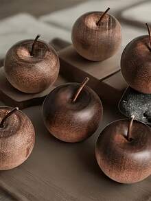 2 Packs Wooden Apple-Shaped Aroma Diffusers - Natural Wood Essential Oil Aroma Diffusers Suitable For Home, Car, And Hotel Decor - Creative Gifts, Party Gifts, Battery-Free, Perfect Holiday Gift, Apple Decorations, Car Fragrance, Holiday Design, Natural Wood Finish, Battery-Free, Car Air Freshener, Home Aroma Diffuser, Essential Oil Aroma Diffuser, Car Aroma Diffuser