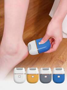 1 قطعة جهاز كهربائي قابل للشحن لطحن القدم، 3 رؤوس طحن بديلة، ضبط سرعة مزدوج، رأس طحن سميك لإزالة الندبات، قابل للشحن عبر USB، محمول وسهل الاستخدام، العناية بالبشرة الجافة والمتشققة، يقلل من الندبات، يصلح بشرة القدم - مناسب للاستخدام المنزلي والسفر - متعدد الألوان - مشاهدة 2