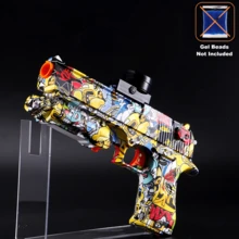 沙漠之鹰电动水弹枪 – 自动户外玩具枪，适合团队对战 – 生日、复活节、万圣节、感恩节等节日的完美礼物。（不含水弹） - 彩色 - 查看 2