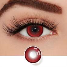 Lentes de contacto de color, hidratadas, exclusivas para Halloween, 14 mm, color natural, desechables, 1 año de validez. - 90-1 - Ver 3