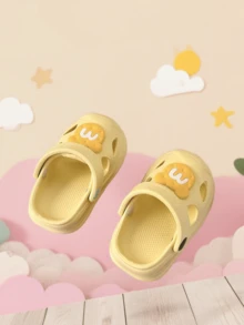 2025 New Summer Infant/Toddler Cartoon Sandals, Non-Slip Durable House Slippers, Baby Breathable Shoes, EVA Material Closed-Toe Shoes, Lightweight & Comfortable Baby Garden Shoes