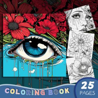 A Beautifully Designed Line Drawing Practice Book, Perfect For Practicing Drawing And Improving Pen Control.