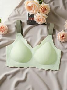 2pcs/Set Summer Thin Adjustable Wireless Bras, Comfortable & Sexy, Minimalist Sports Bra - Multicolor - View 3