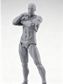 1件 - 最新款可动人体模型，可摆造型艺术素描模型，青少年版可动人偶，动漫人体绘画素材，艺术家收藏，3D可动模型，适合派对玩具、生日礼物，略有瑕疵 - 彩色 - 查看 5