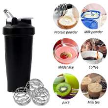 摇摇杯，弹簧摇摇杯，运动水杯，混合弹簧球，摇摇杯混合球，灌水后压缩弹簧球 - 彩色 - 查看 1