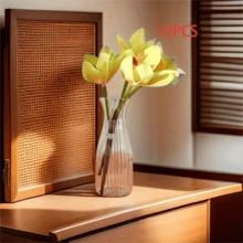 1/5/8/10pcs Plastic Striped Vase Set, Transparent Floral DIY Suitable For Various Bouquets And Decorations, Fit For Tabletop, Wedding, Home, Party, Christmas Floral Decor Home Decor Room Decor Flower Vase Glass Vase - Multicolor - View 13