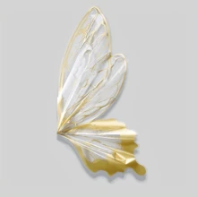 20pcs/Bag Transparent Crystal Butterfly Flower Bouquet Wrapping Paper For Gift Packaging - Multicolor - View 8