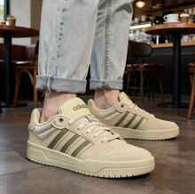 Adidas 阿迪达斯男女款低帮舒适休闲运动鞋 JS3007 - 黃色 - 查看 1