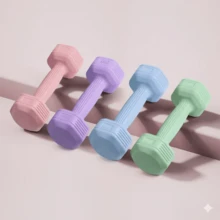 Hex Dumbbell Fitness Equipment, Suitable For Men/Women Home Gym, Arm Muscle Training, Strength Training, Yoga, Pilates, Ideal Gift - Multicolor - View 4