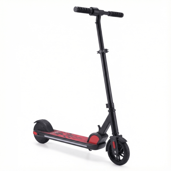 CAROMA Electric Scooter For Kid Ages 6-14 Years, 150W Motor,, 10 MPH Max Speed, 85 Min Battery Life, 4-Level Adjustable Height & Speed, LED Screen & Multi-Color Lights, Ideal Gift For Kids,Black