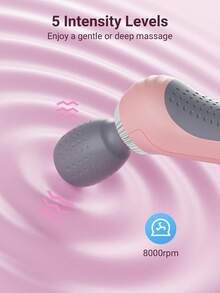 Masajeador eléctrico portátil, masaje de vibración de alta frecuencia, relajación muscular, masajeador de mano adecuado para el Body, la espalda, el cuello, las piernas y la cintura, fácil de transportar, diseño elegante ultracompacto, motor de alta velocidad, regalo de relajación - Multicolor - Ver 3