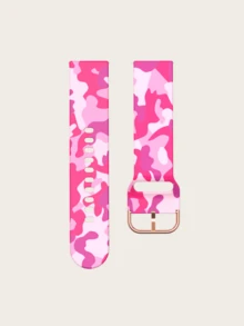 Una correa de reloj de silicona impresa de liberación rápida universal (20, 22 mm), correa de reloj universal, correa de reloj impresa a color, correa de reloj de silicona, correa de repuesto para reloj inteligente, múltiples colores para elegir, adecuada para múltiples escenarios (negocios, deportes, ocio) - 2cm - Ver 27