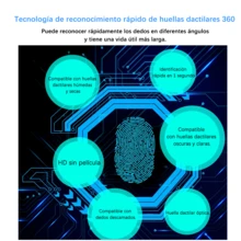 Fingerprint Password Time Clock, 2.4-Inch TFT Color Screen, Records Up To 1000 Fingerprints, Biometric Time Clock, Digital Attendance, Biometric Fingerprint Attendance Machine In Spanish, Password Fingerprint Recorder For Businesses, LCD Screen For Clock-In And Clock-Out, USB - 黑色 - 查看 7