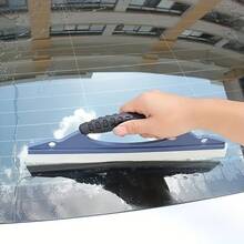 1pc Car Windshield Wiper, Silicone Squeegee, Car Window Glass Scraper Cleaning Tool - A - View 1