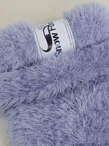 Faux Fur Yarn, Chunky Knitting Yarn, Hand Knitting Eyelash Yarn Knittin, Imitation Mink Wool Fancy Yarn Thick Wool Hand Woven Yarn Soft Yarn DIY Crochet Knitting Yarn For Clothes, Hats, Scarves, Blanket Comfortable Fluffy Fur Yarn, Fuzzy Yarn Handmade Crochet Lover, Mother's Day Gifts, Birthday Decorations - Multicolor - View 8