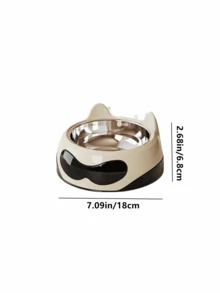 1 bát ăn cho thú cưng bằng thép không gỉ, bát đựng thức ăn và nước cho chó, bát ăn chống tràn dung tích lớn, bát đựng thức ăn cho mèo có thể tháo rời, màu cam, bát ăn cơ bản bền chắc và dày dặn cho thú cưng, bát ăn chậm. - 400ml - Xem 8