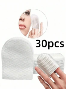 30pcs/50pcs/120pcs Double-Sided Makeup Remover Pads, Thick Finger Tip Makeup Remover Pads, Suitable For Face And Nails - Ideal For Makeup Removal And Nail Polish - Multicolor - View 11