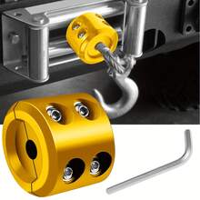 Rubber Winch Stopper For Cable, Winch Cable Hook Rubber Stopper With Stainless Steel Screws And Nuts, Rubber Hook Stopper With Allen Wrench, Winch Cable Line Saver