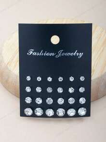 1 Set Elegant Women's Geometric Earring Set - Classic Versatile Design - Suitable For Daily Wear And Parties - Geometric Earring Set - View 3