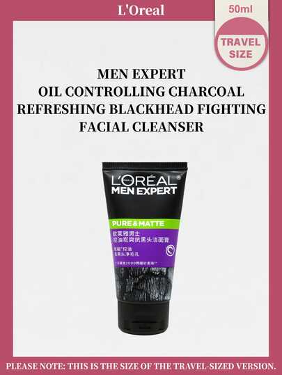 LOREAL L'Oreal Men Expert Charcoal Purifying Foaming Cleanser 50ml
