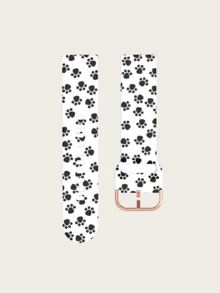 Una correa de reloj de silicona impresa de liberación rápida universal (20, 22 mm), correa de reloj universal, correa de reloj impresa a color, correa de reloj de silicona, correa de repuesto para reloj inteligente, múltiples colores para elegir, adecuada para múltiples escenarios (negocios, deportes, ocio) - 2cm - Ver 26